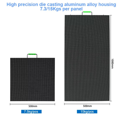 แผงหน้าจอแสดงผลโฆษณาในร่มขนาด 500X1000 มม. Pantalla P3 P3.91
