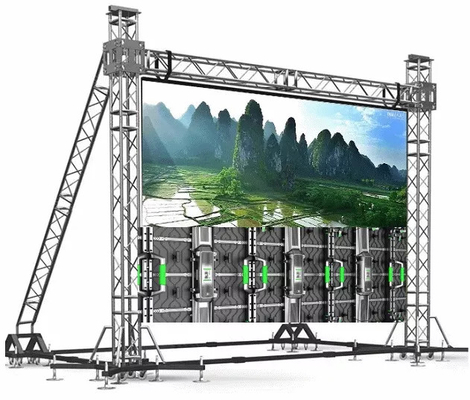 ระบบสมบูรณ์ LED Video Wall P2.6 P3.91 ราคาให้เช่าเวทีกันน้ำกลางแจ้ง LED Video Panel