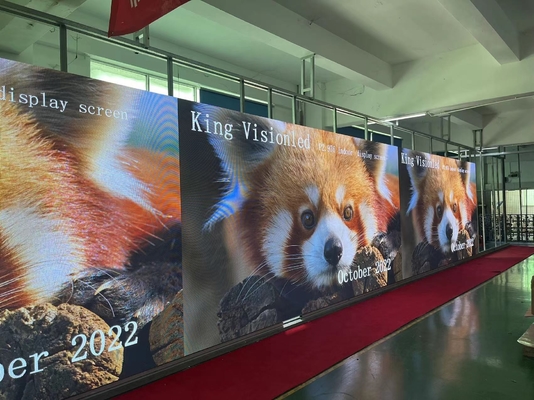 พื้นหลังเวที HD Slim P3.9 เช่าแผงผนังวิดีโอ LED หน้าจอกลางแจ้งในร่ม