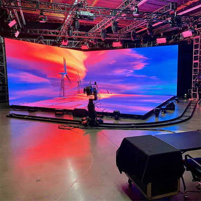 XR Studio พื้นหลัง Led Wall ในร่ม 3D Immersive Hd Led Display ภาพยนตร์ Virtual Production Led Screen เช่าจอแสดงผล led