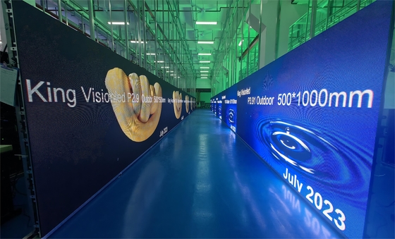 Full Color P3.91 ป้ายโฆษณาจอแสดงผล LED ให้เช่ากลางแจ้ง 500 * 500 มม. 500 * 1,000 มม