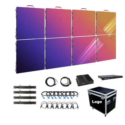 P2.6 P2.9 P3.91 P4.8 พื้นหลังเวทีเช่าผนังวิดีโอ LED การต่อแบบไม่มีรอยต่อในร่มกลางแจ้ง