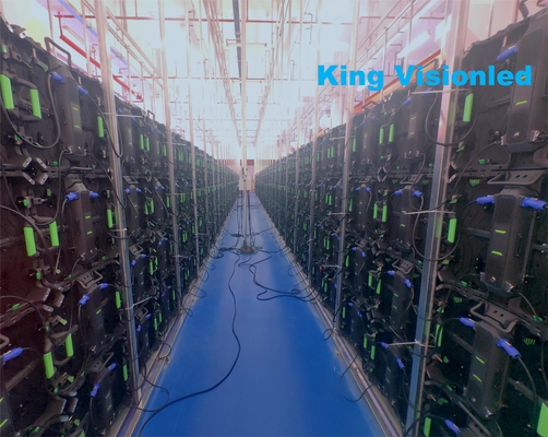 King Visionled Full Color P3.91 P4.81 ฉากหลังเวทีให้เช่าจอแสดงผล LED