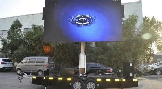 Fixed Mobile Truck จอแสดงผล LED Mobile Digital Led Billboard Advertising Truck Business Vehicle