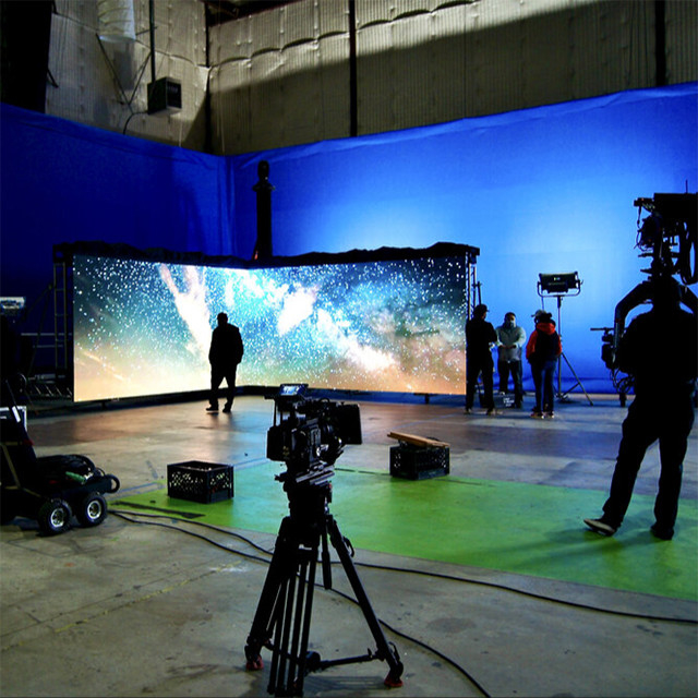 Vfx Vp Virtual Production สตูดิโอภาพยนตร์ Wall Immersive LED Screen 7680hz Hd P2.6